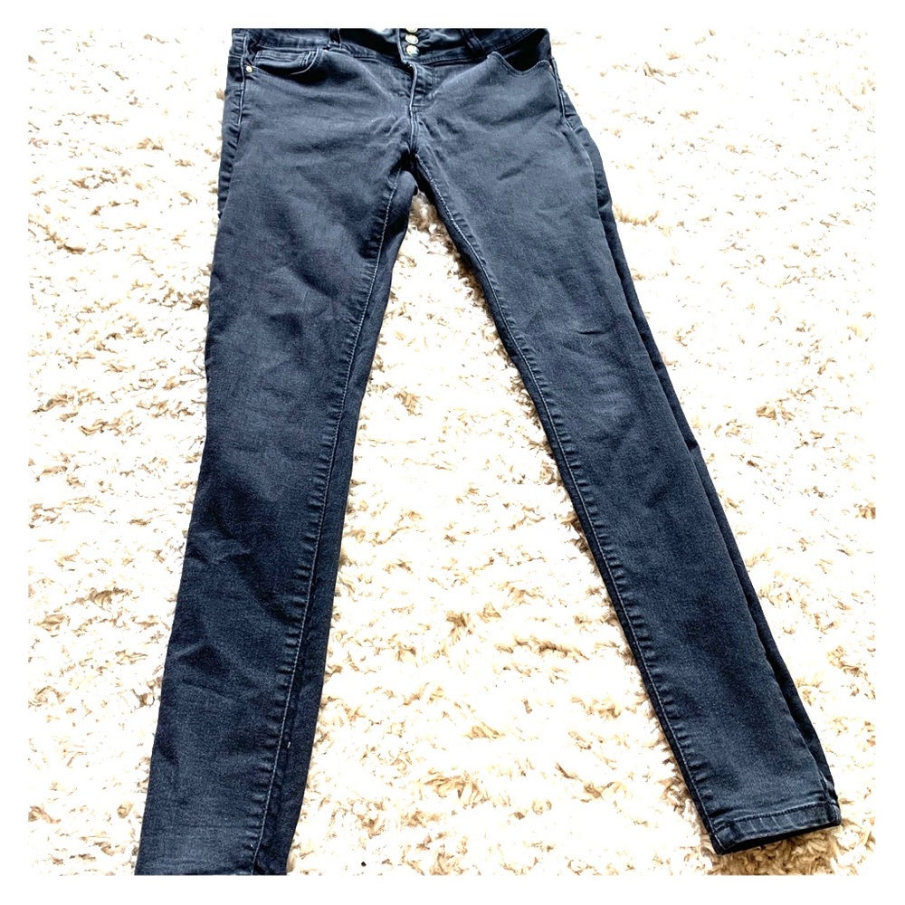WAX SKINNY JEANS BUTT I LOVE YOU WOMENS SIZE 9